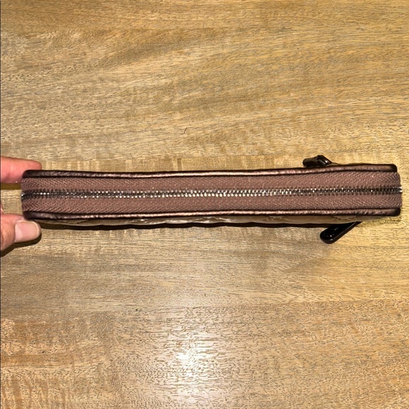 MZ Wallace Metallic Lacquer Crosby Long Wallet - Copper - Picture 7 of 14